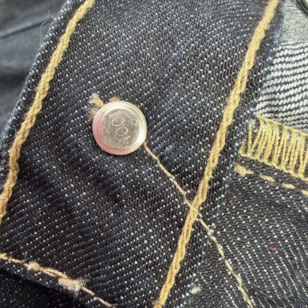 Levi 501 Jeans Dark Wash Denim Pants 36x30 Straight Leg Button Fly Mens - Picture 7 of 12